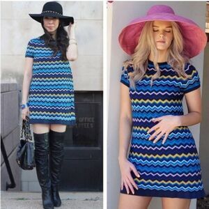 Missoni for Target  chevron mini dress size small